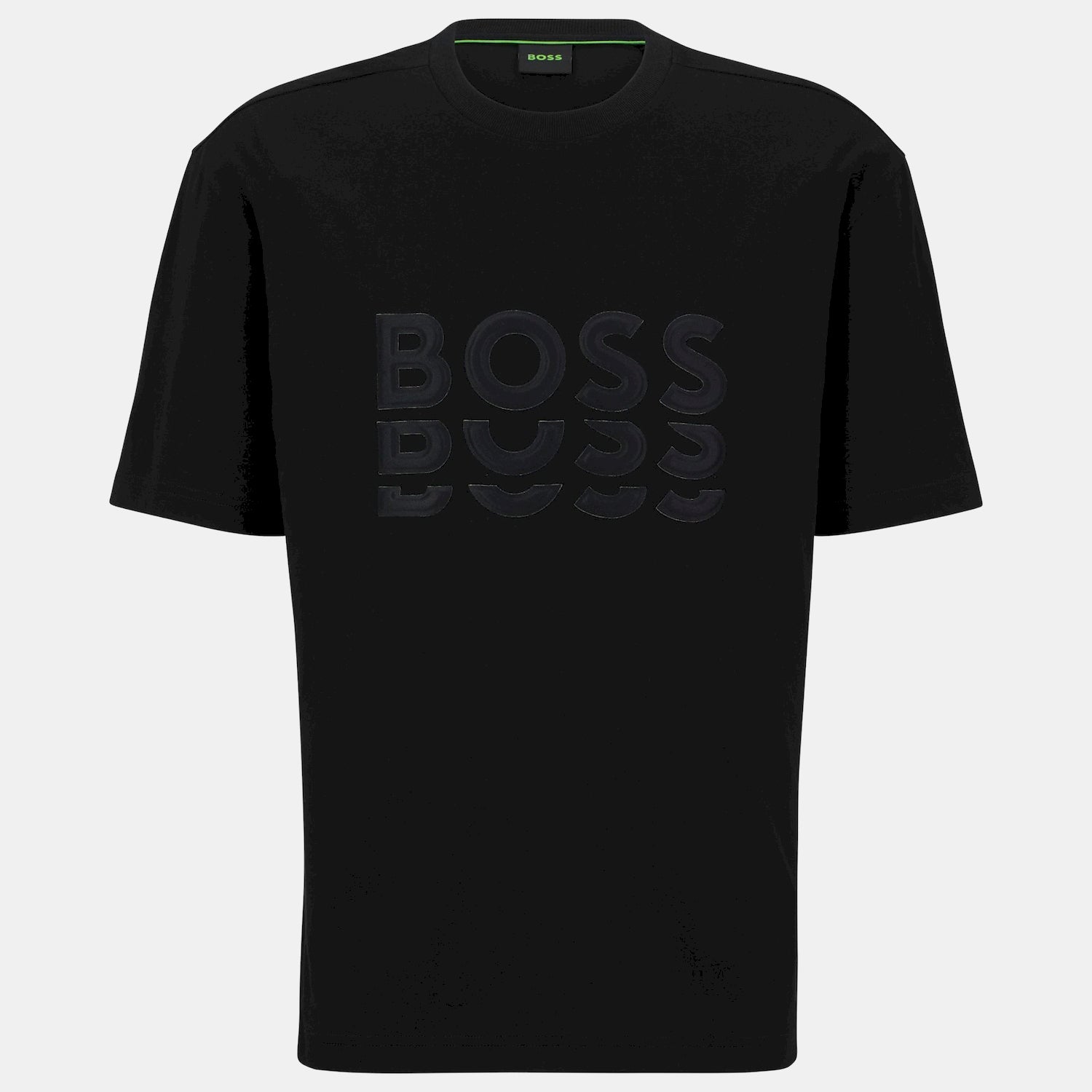 Boss T Shirt Tee 3 50495876 Black Preto_shot1