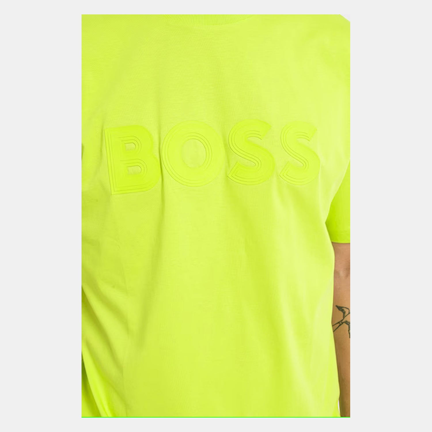 Boss T Shirt Tee Lotus 5050 Green Yell Verde Amarelo_shot3