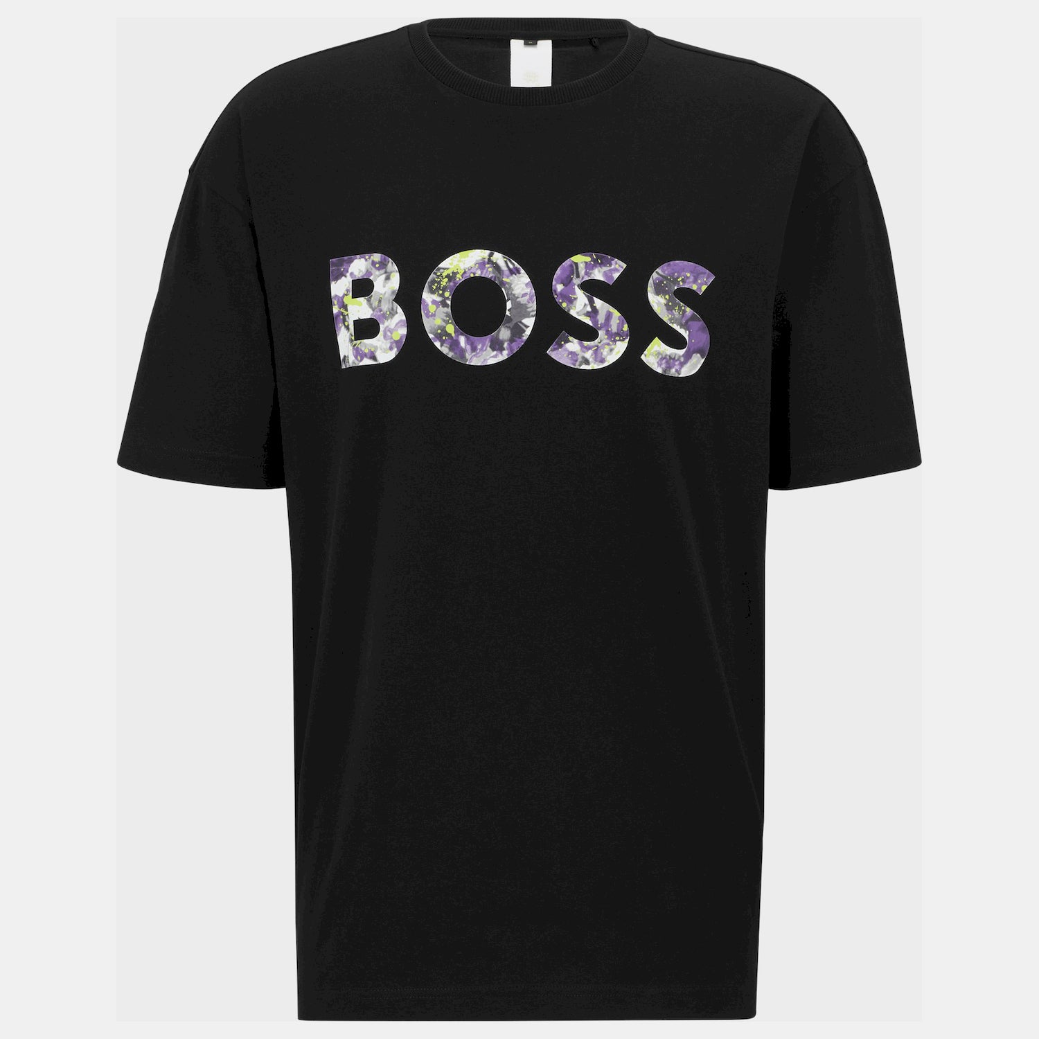 Boss T Shirt Tee Lotus 8802 Black Preto_shot3