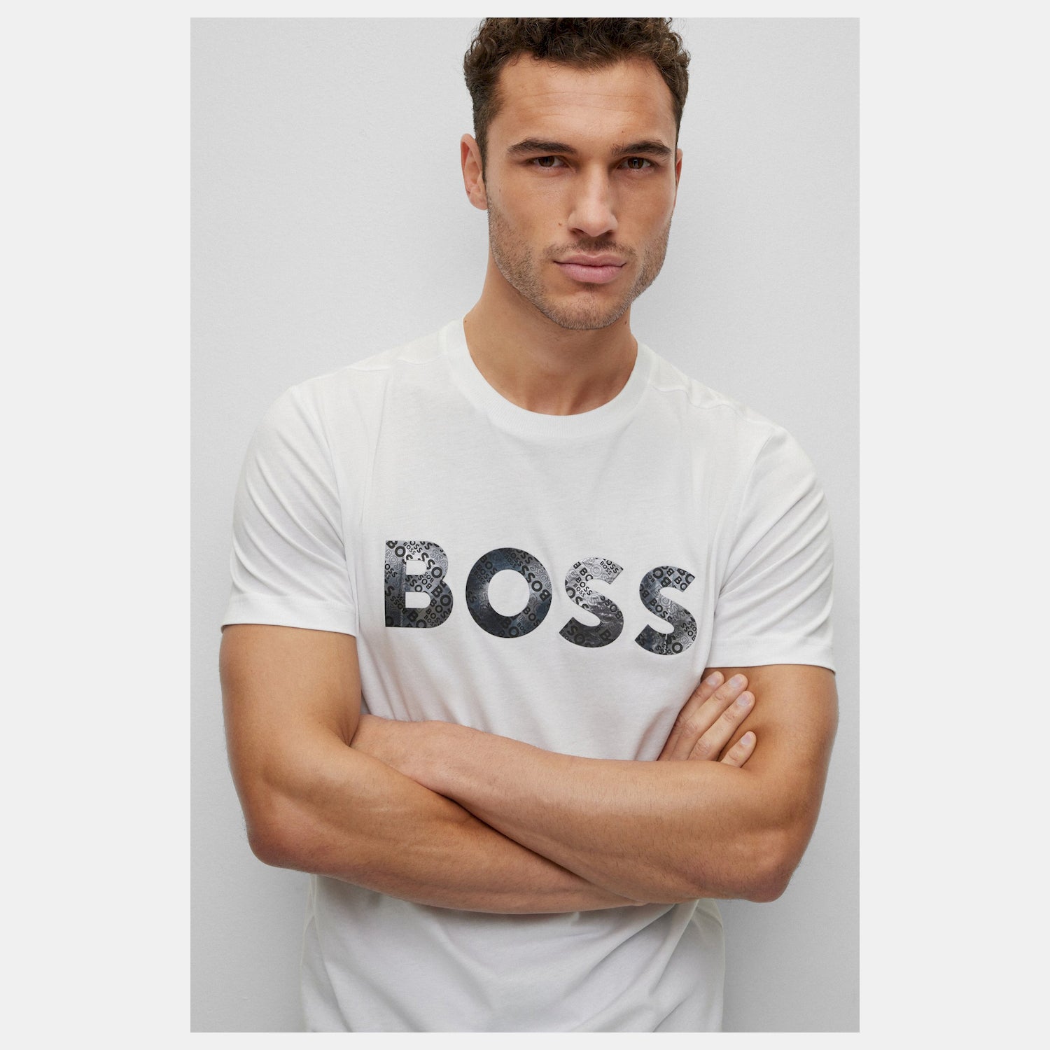Boss T Shirt Tee3 50488833 White Branco_shot2