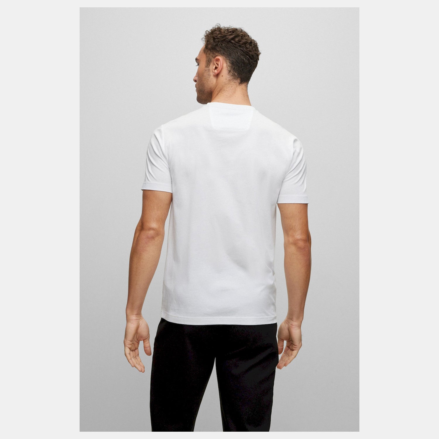 Boss T Shirt Tee3 50488833 White Branco_shot4