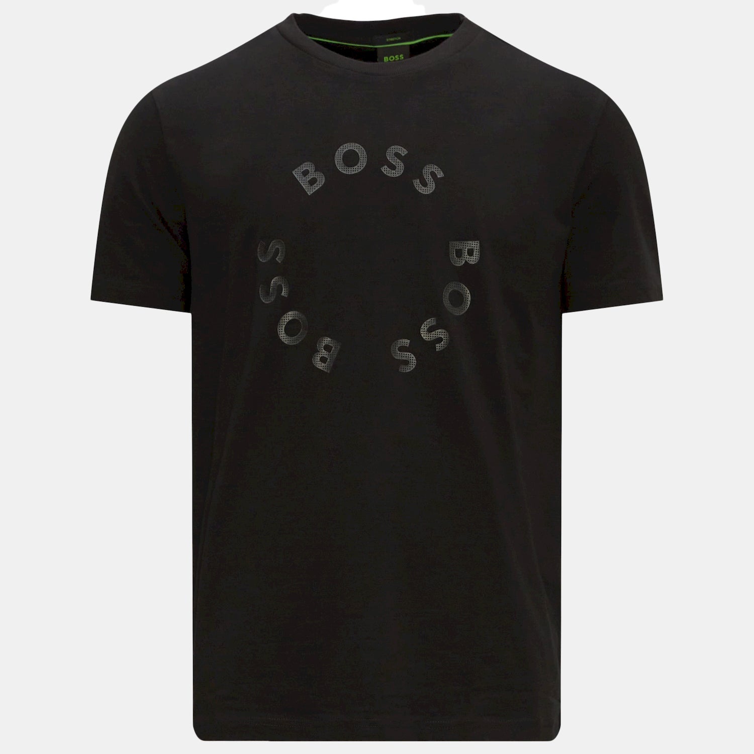 Boss T Shirt Tee4 50488831 Black Preto_shot1