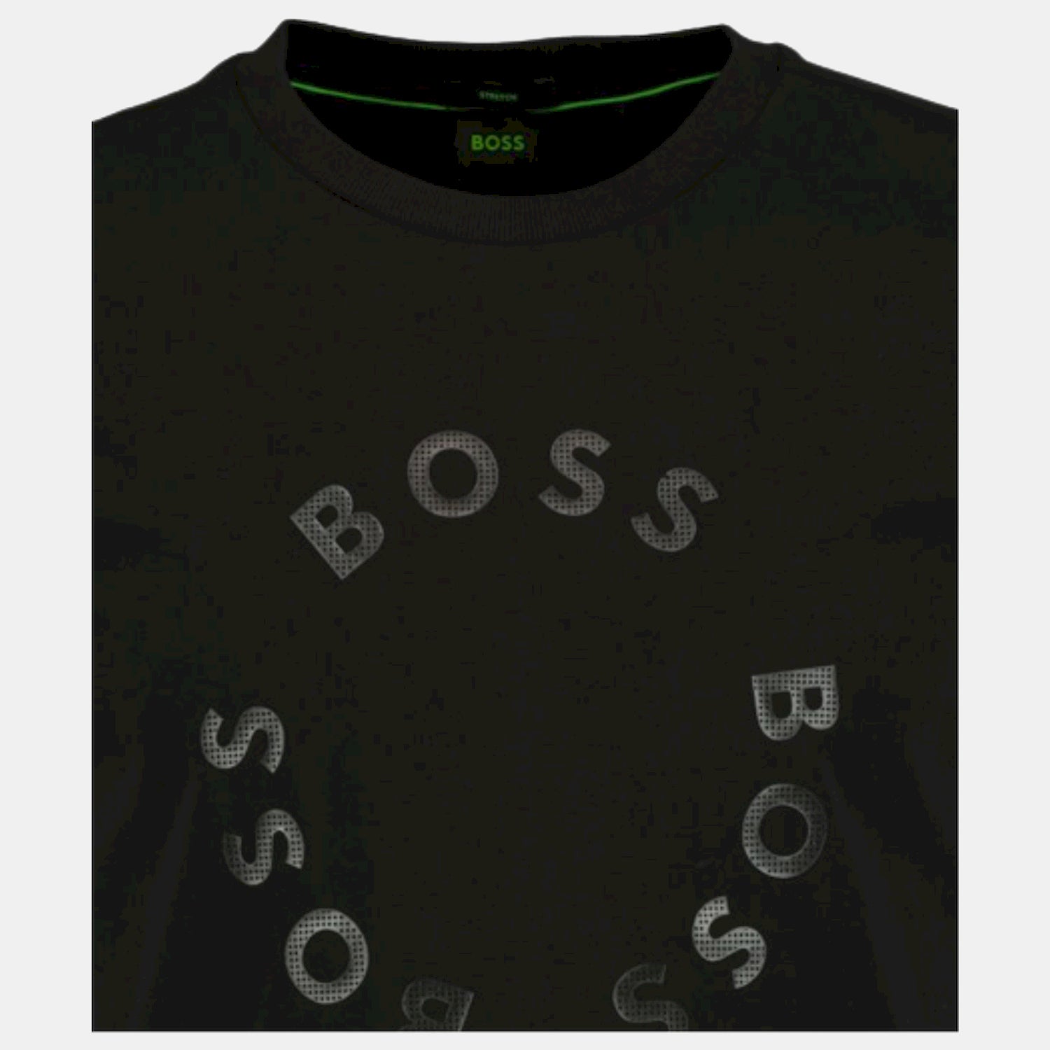 Boss T Shirt Tee4 50488831 Black Preto_shot2