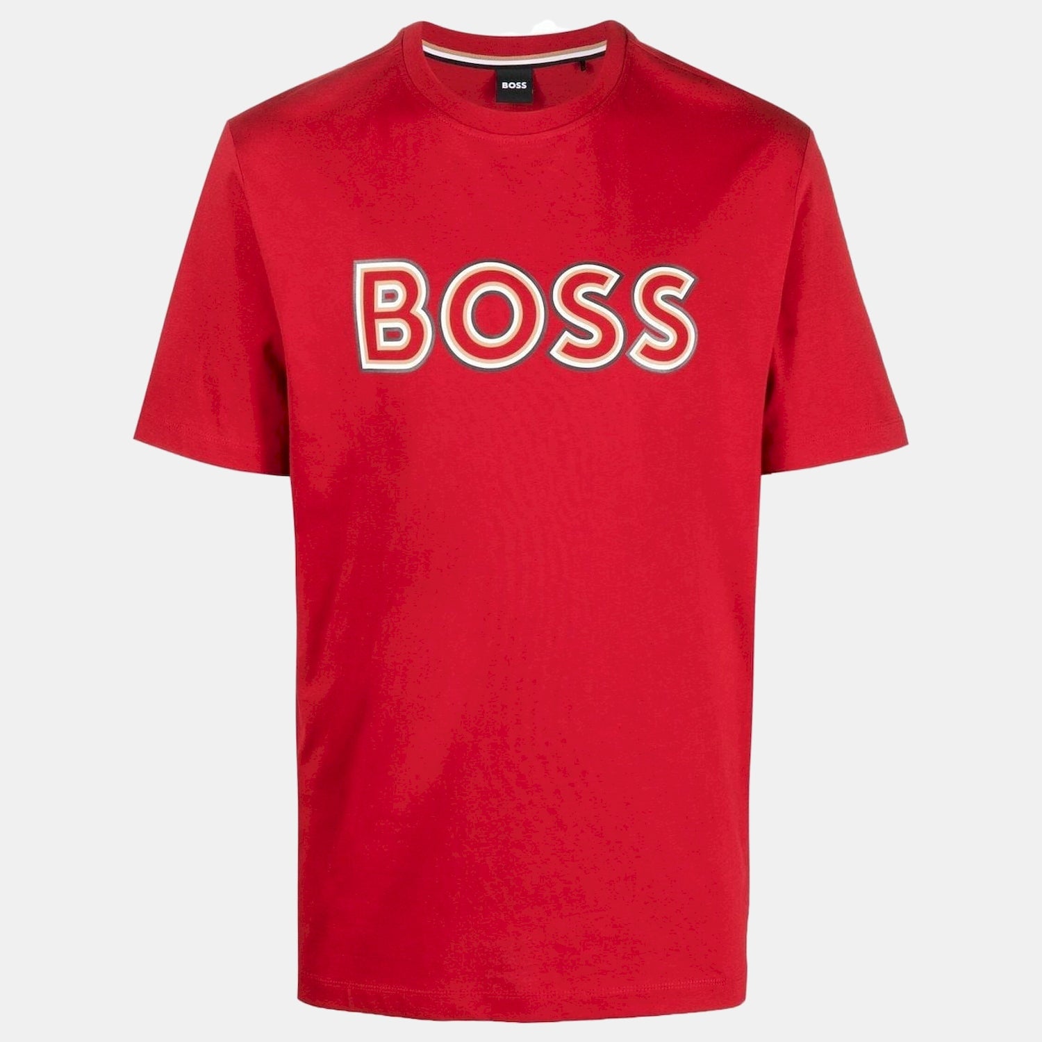 Boss T Shirt Tiburt308 Red Vermelho_shot1