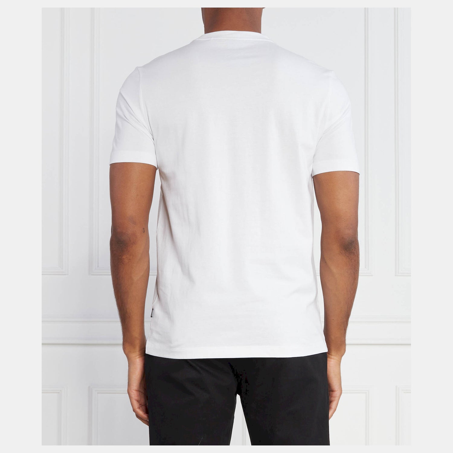 Boss T Shirt Tiburt414 White Branco_shot2