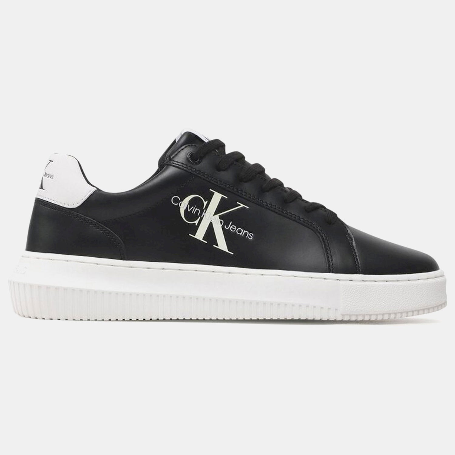 Calvin Klein Sapatilhas Sneakers Shoes Ym0ym00681 Blk White Preto Branco_shot5