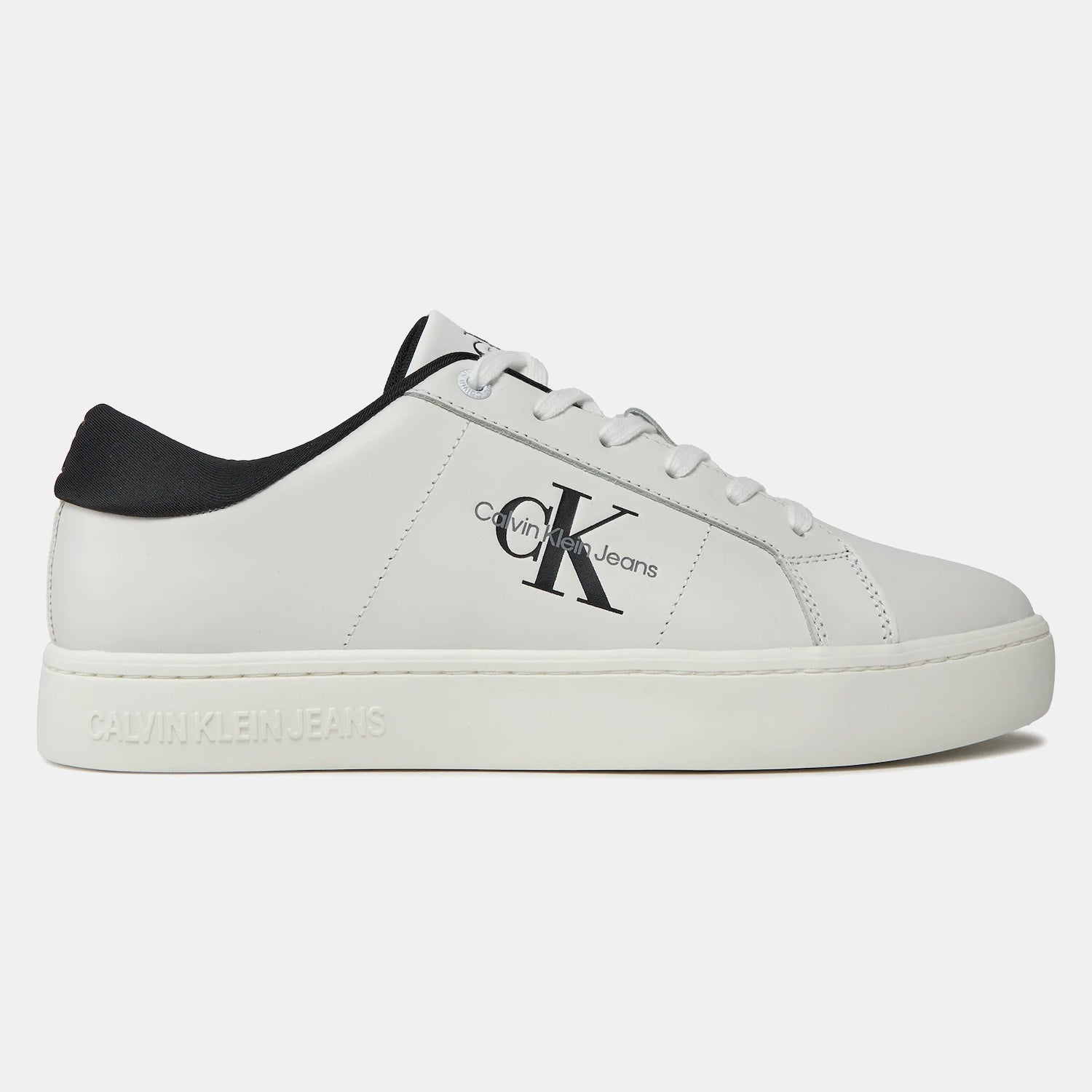 Calvin Klein Sapatilhas Sneakers Shoes Ym0ym00864 Whi Black Branco Preto_shot1
