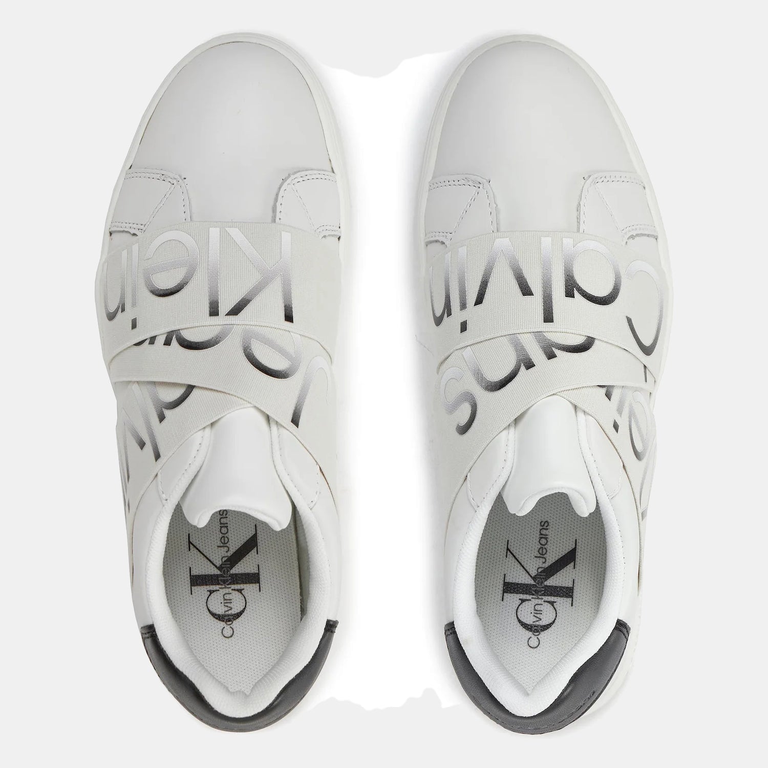 Calvin Klein Sapatilhas Sneakers Shoes Yw0yw01443 White Whi Branco Branco_shot4