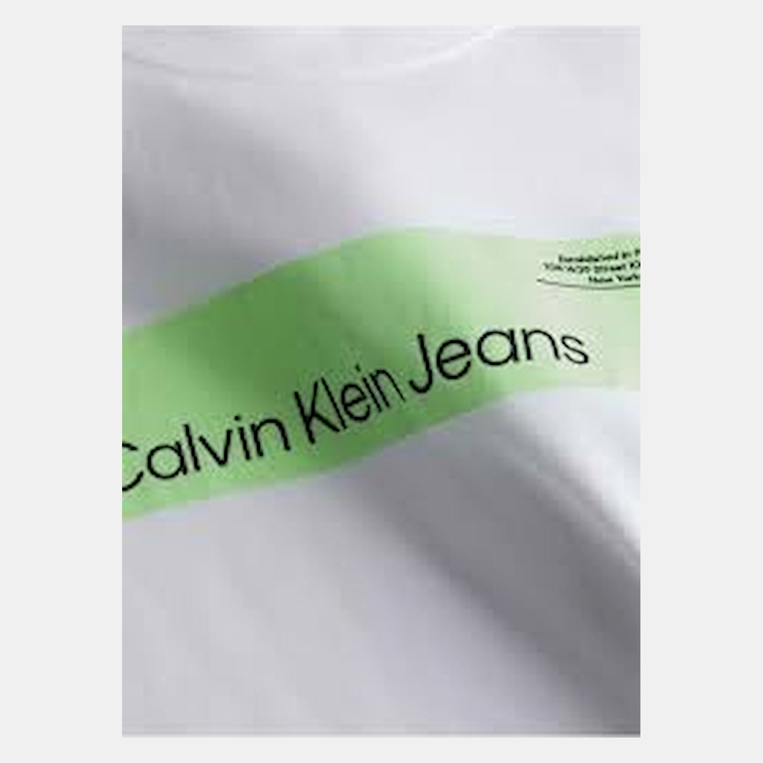Calvin Klein T Shirt J30j324018 Whi Green Branco Verde_shot3