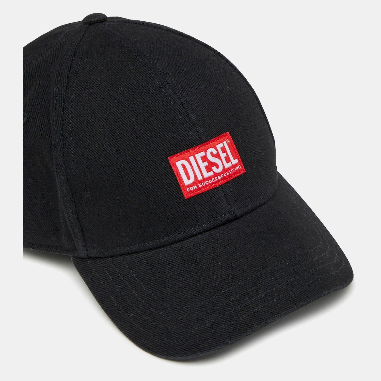 Diesel Cap Hat A11360 0blaa Black Preto_shot1
