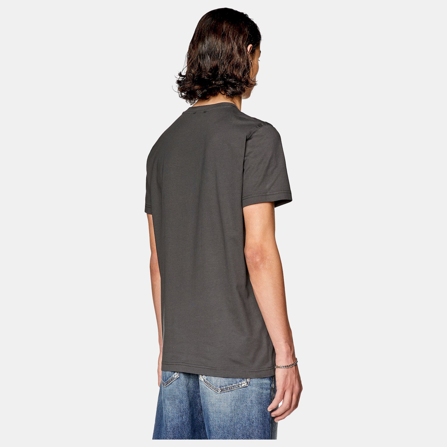 Diesel T Shirt A03593 0catm Black Preto_shot1