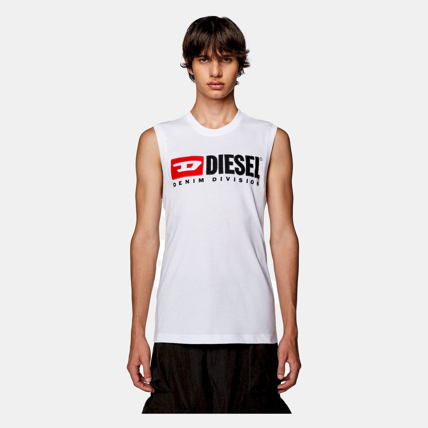 Diesel T Shirt A10508 0grai White Branco_shot1