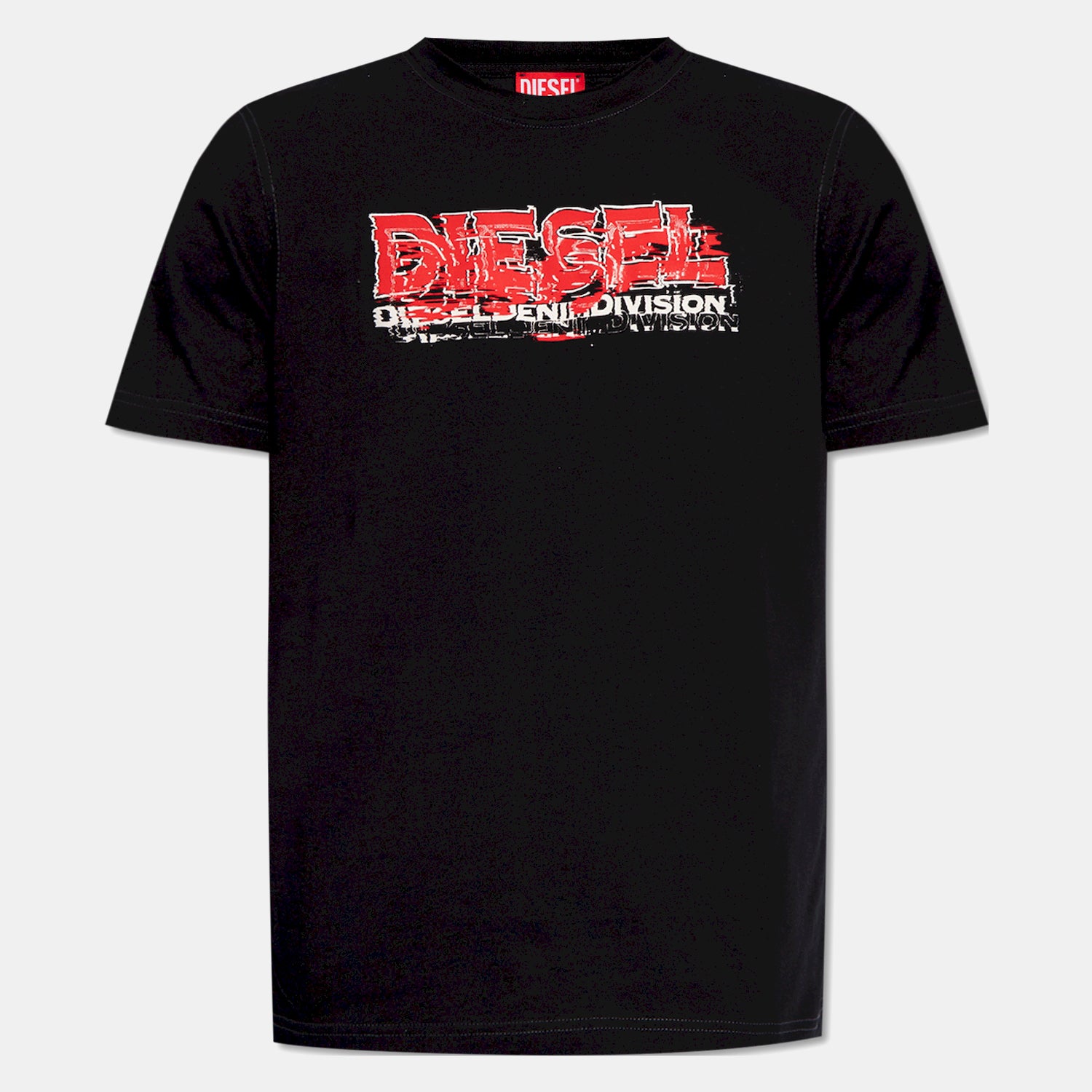 Diesel T Shirt A12498 0grai Black Preto_shot1