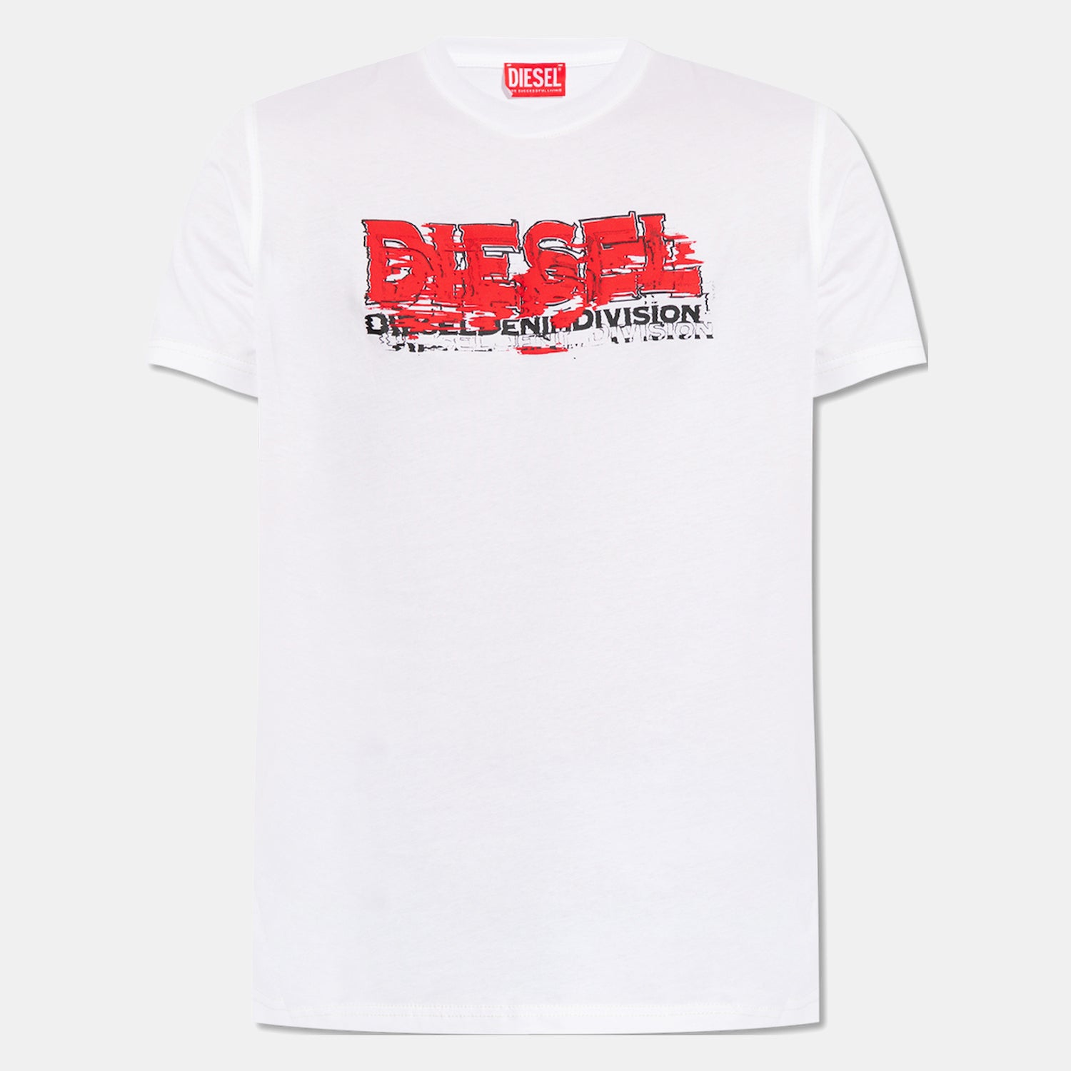 Diesel T Shirt A12498 0grai White Branco_shot1