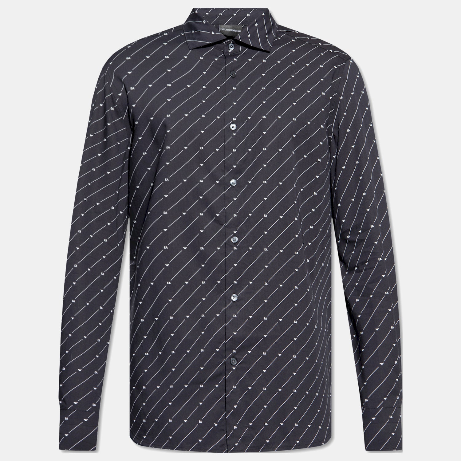 Emporio Armani Camisa Shirt 6r1c86 1nmvz Black Preto_shot1