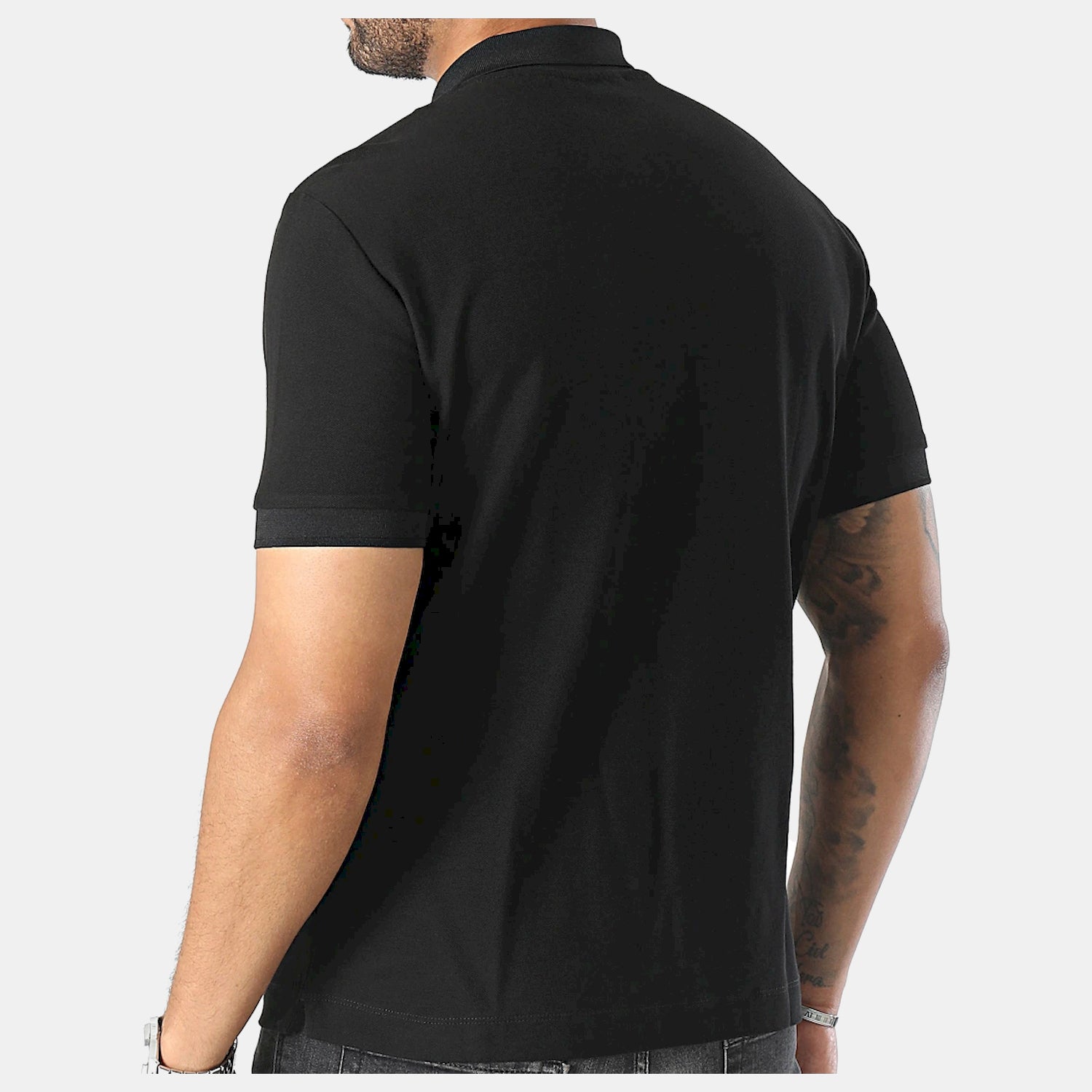 Emporio Armani Ea7 Polo 6rpf10 Pjryz Blk Gold Preto Ouro_shot4