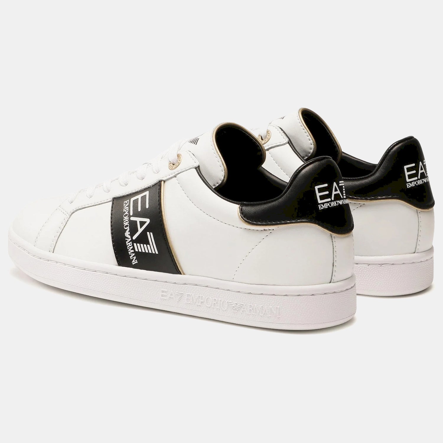 Emporio Armani Ea7 Sapatilhas Sneakers Shoes X8x102 Xk346 Whi Black Branco Preto_shot2