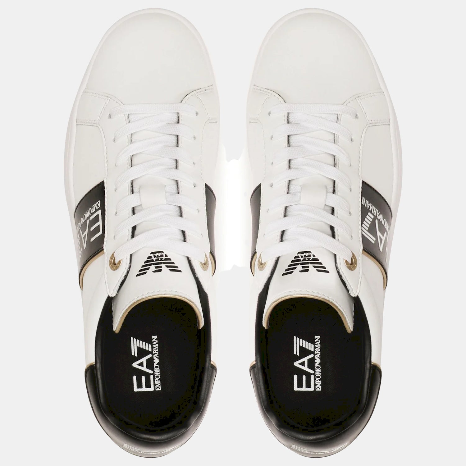 Emporio Armani Ea7 Sapatilhas Sneakers Shoes X8x102 Xk346 Whi Black Branco Preto_shot4