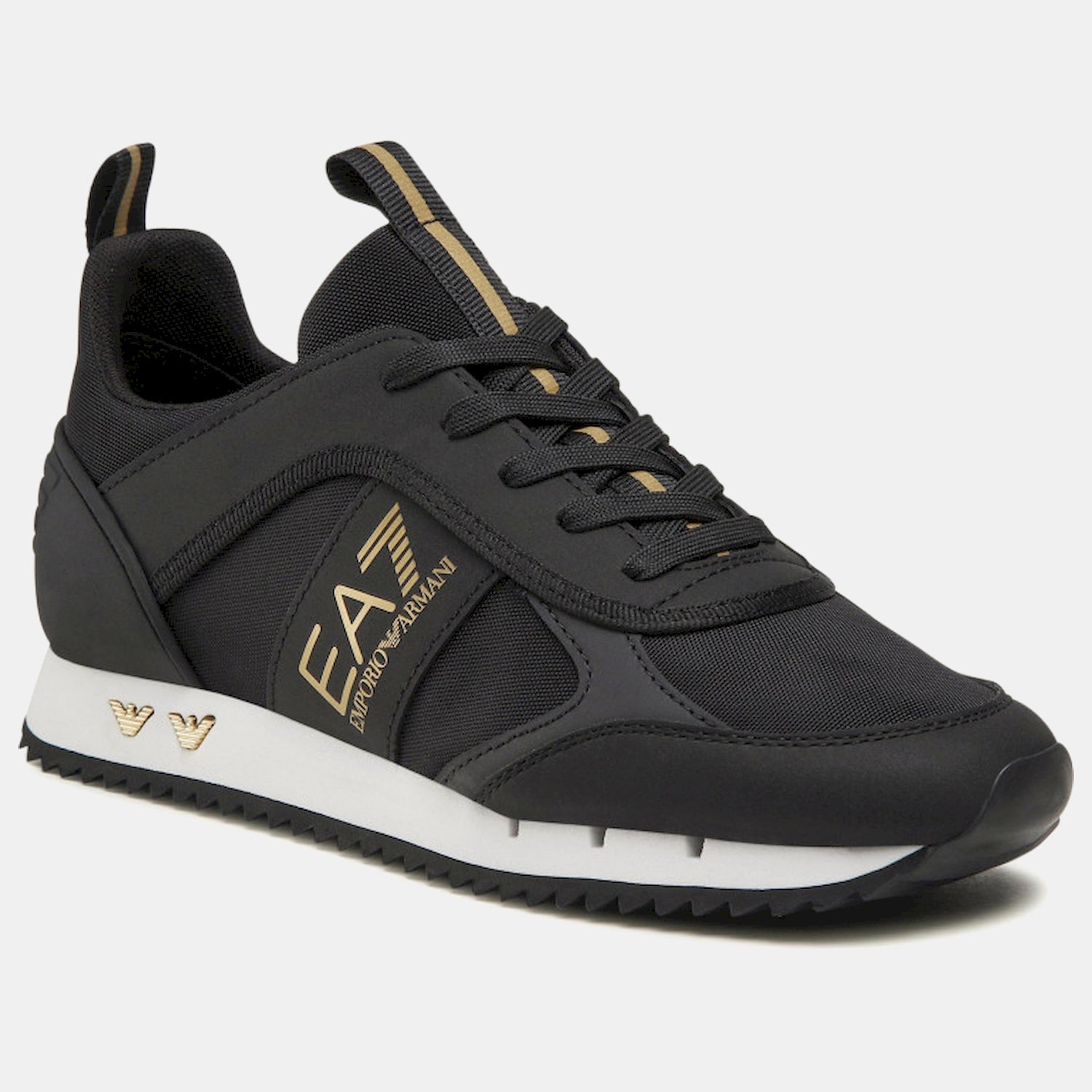 Emporio Armani Ea7 Sapatilhas Sneakers X8x027 Xk219 Blk Gold Preto Ouro_shot1