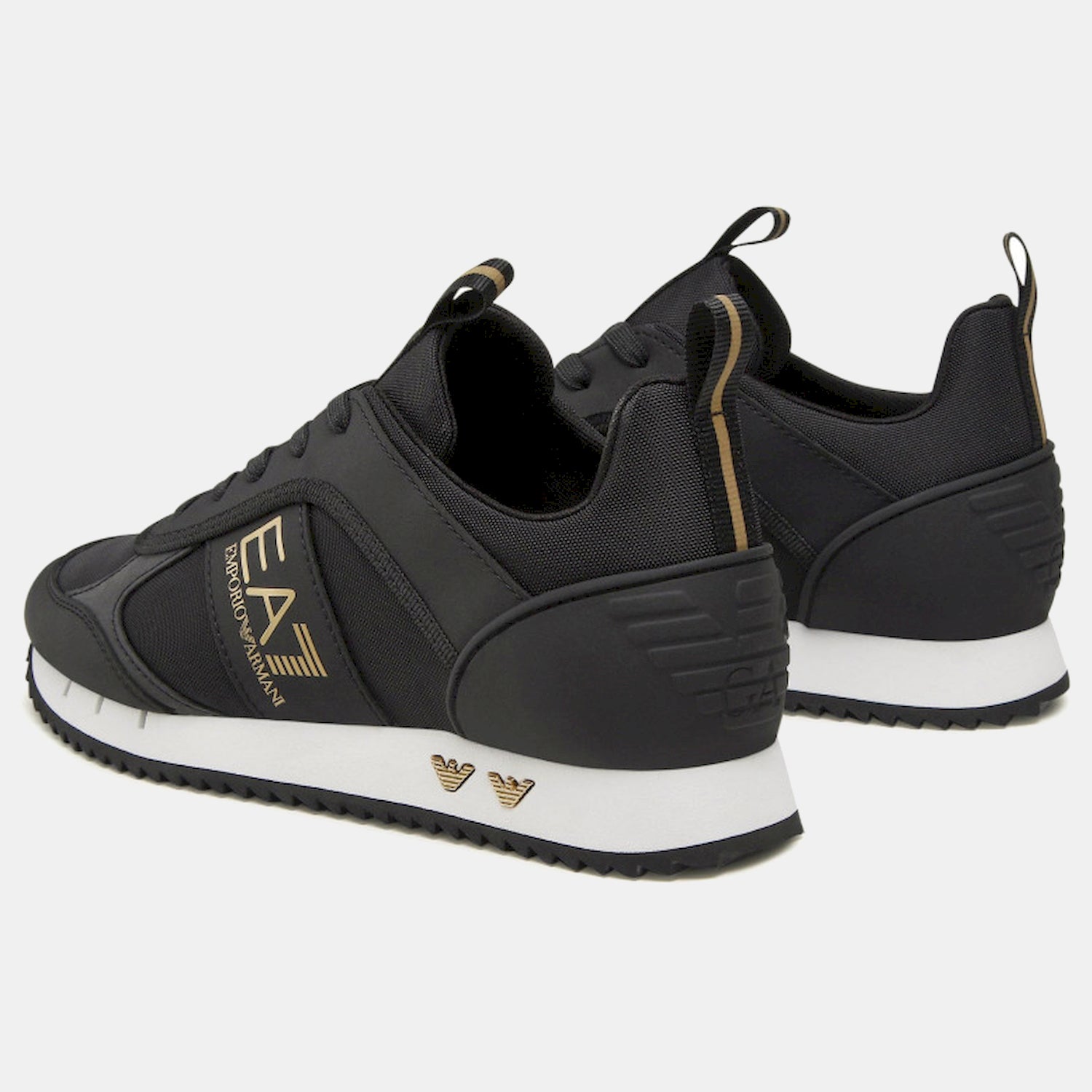 Emporio Armani Ea7 Sapatilhas Sneakers X8x027 Xk219 Blk Gold Preto Ouro_shot3