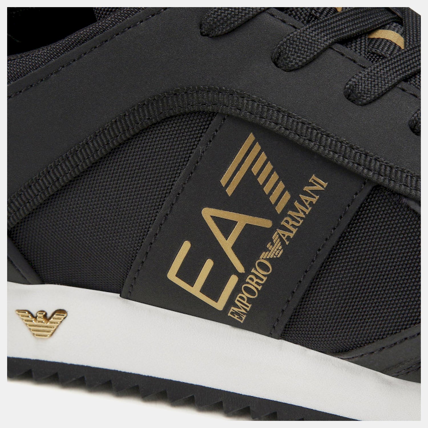 Emporio Armani Ea7 Sapatilhas Sneakers X8x027 Xk219 Blk Gold Preto Ouro_shot5