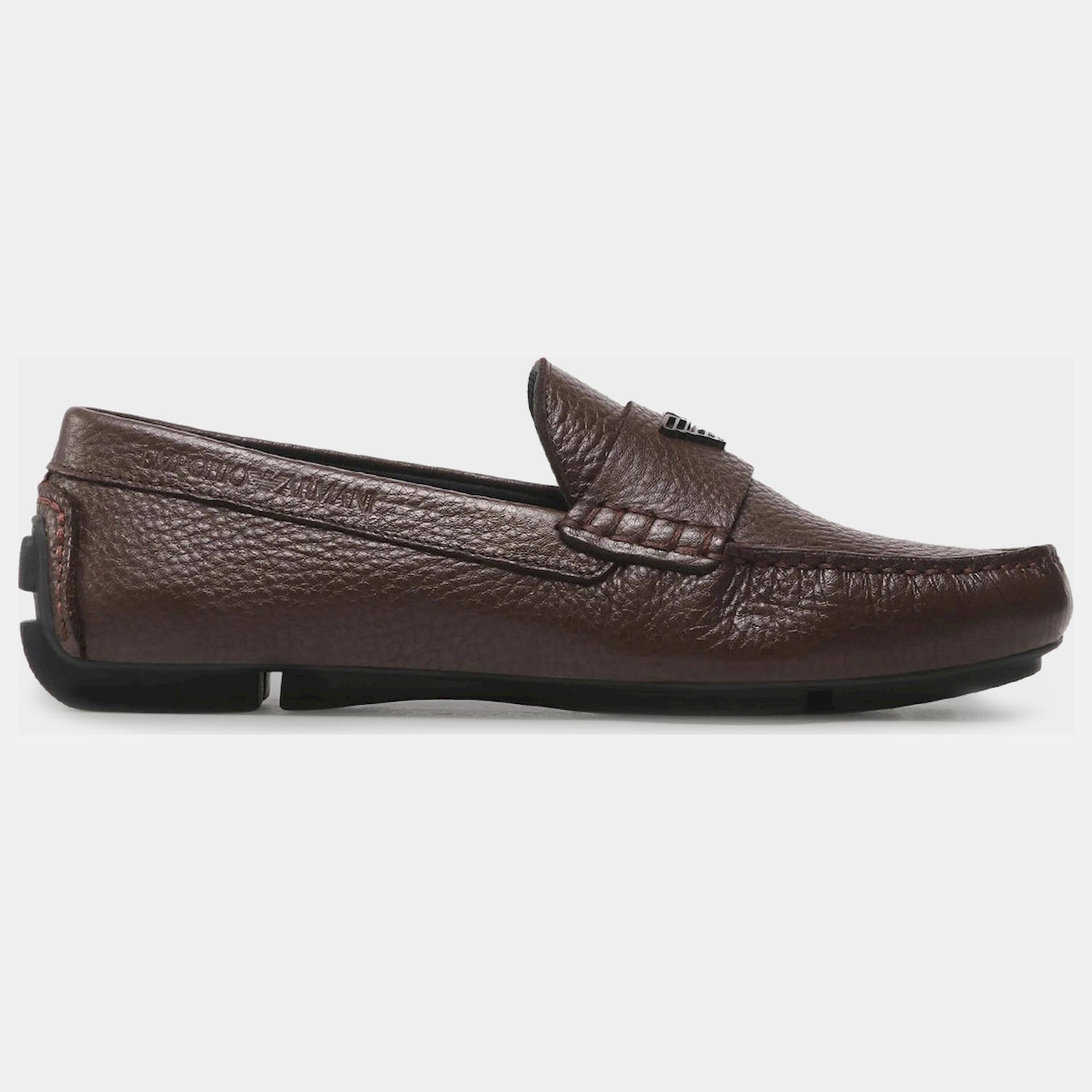 Emporio Armani Mocassins Loafer X4b124 Xf665 Brown Castanho_shot1