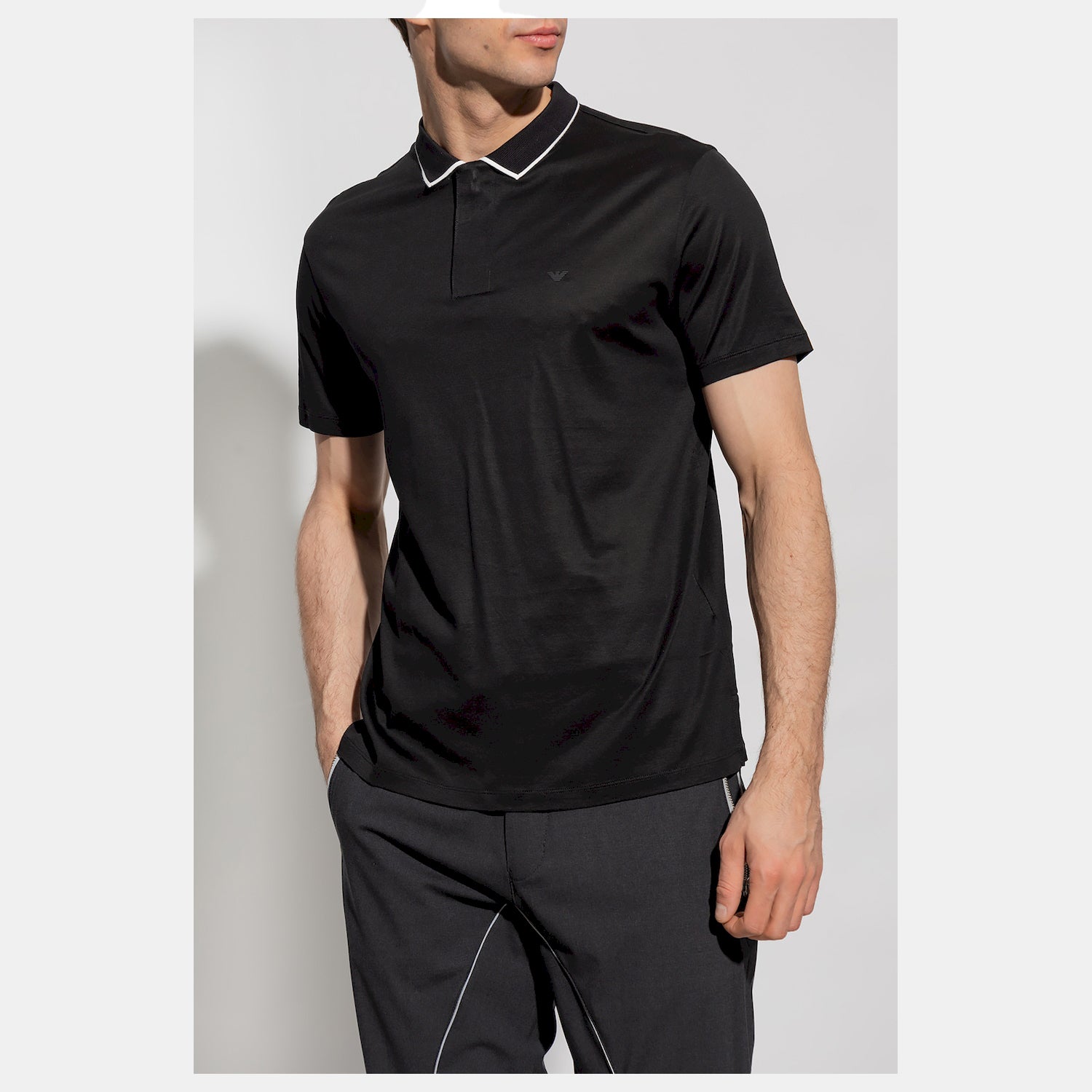 Emporio Armani Polo 3r1f66 1juvz Black Preto_shot2