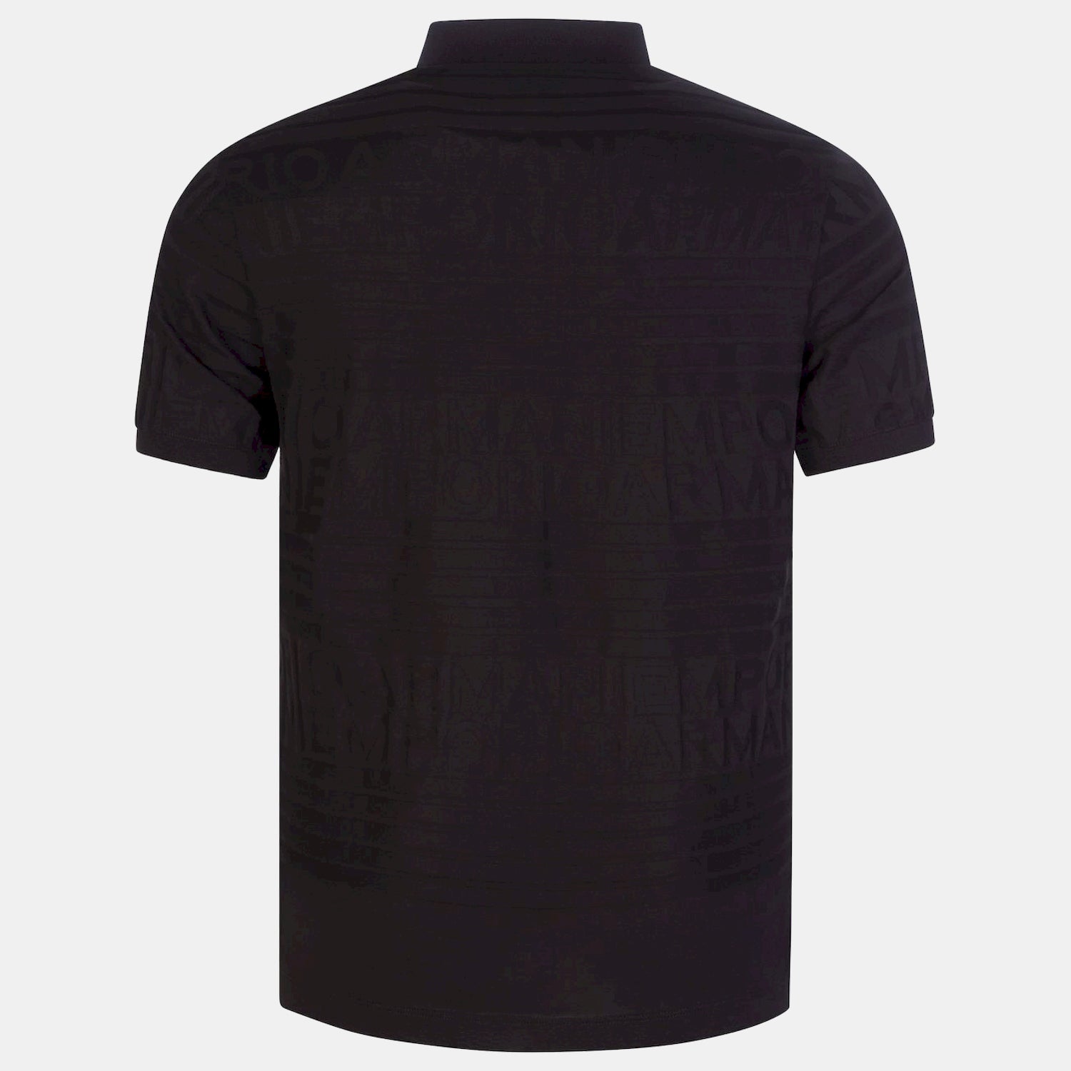 Emporio Armani Polo 6l1fd1 1jgyz Black.logo Preto_shot3