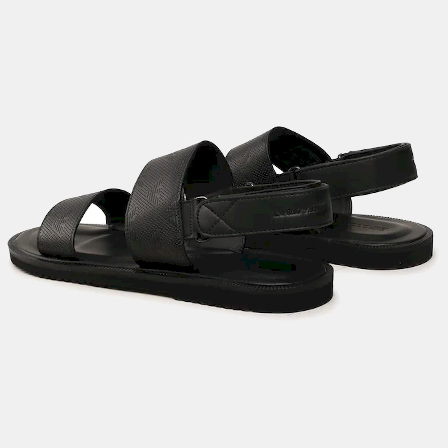 Emporio Armani Sandálias Sandals X4p126 Xn789 Black.logo Preto_shot1