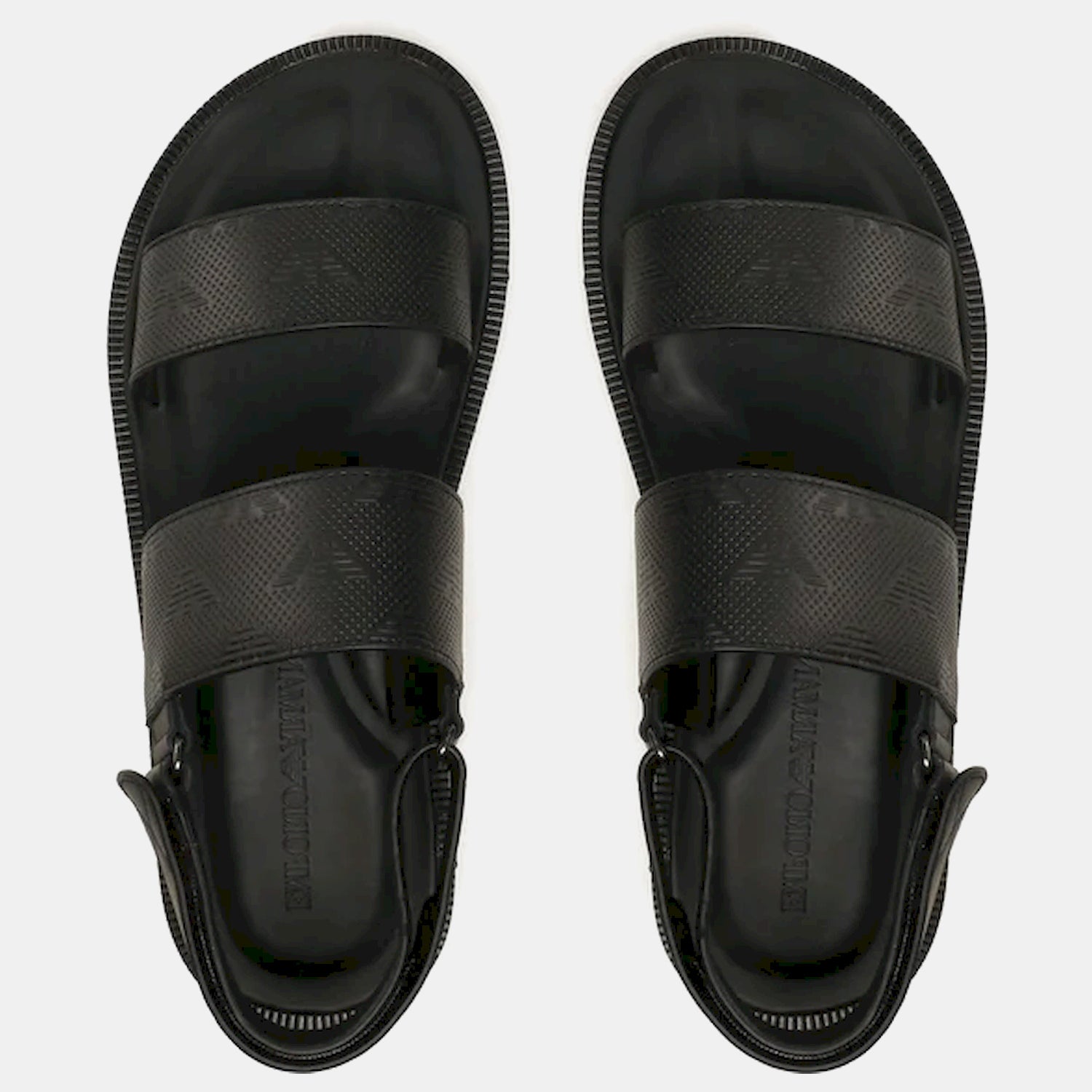 Emporio Armani Sandálias Sandals X4p126 Xn789 Black.logo Preto_shot3
