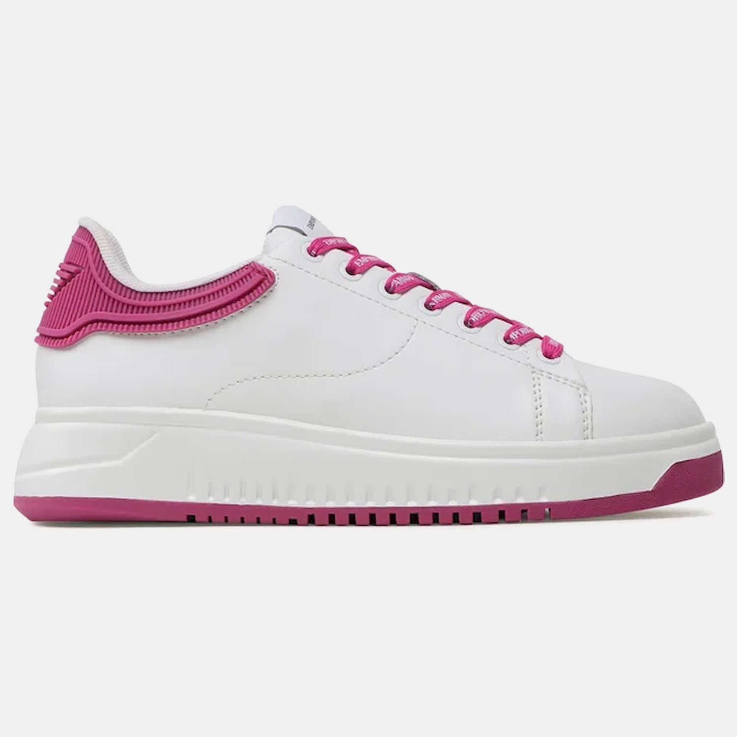 Emporio Armani Sapatilhas Sneakers Shoes X3x024 Xm702 Whi Pink Branco Rosa_shot1