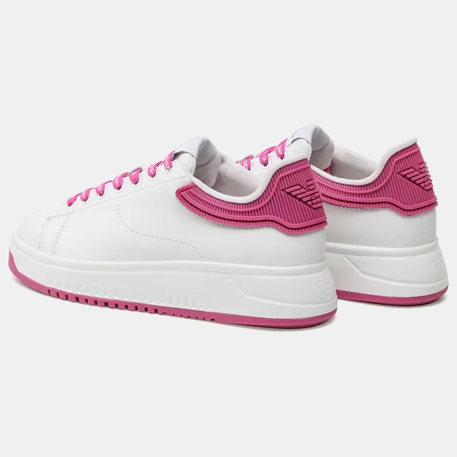 Emporio Armani Sapatilhas Sneakers Shoes X3x024 Xm702 Whi Pink Branco Rosa_shot2