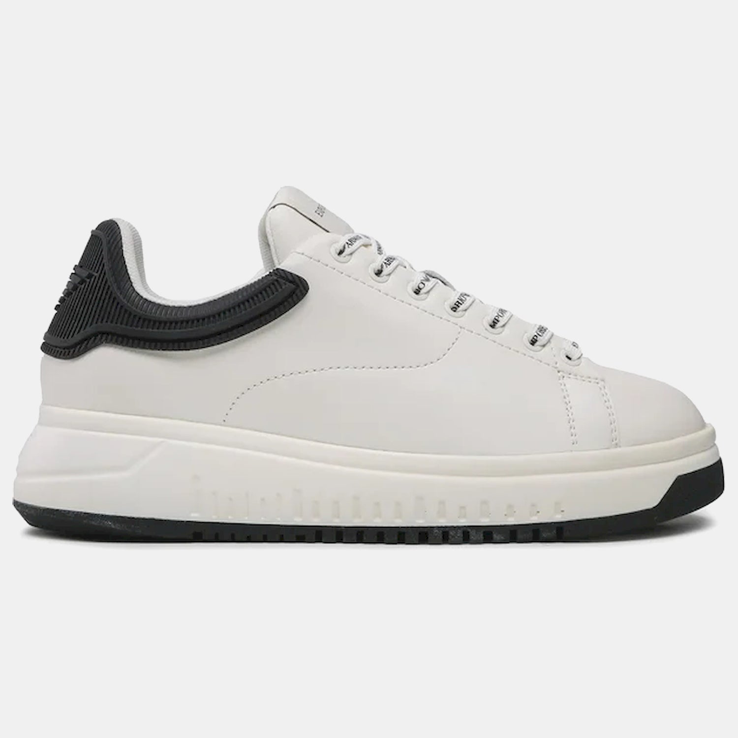 Emporio Armani Sapatilhas Sneakers Shoes X4x264 Xn001 White Blk Branco Preto_shot1