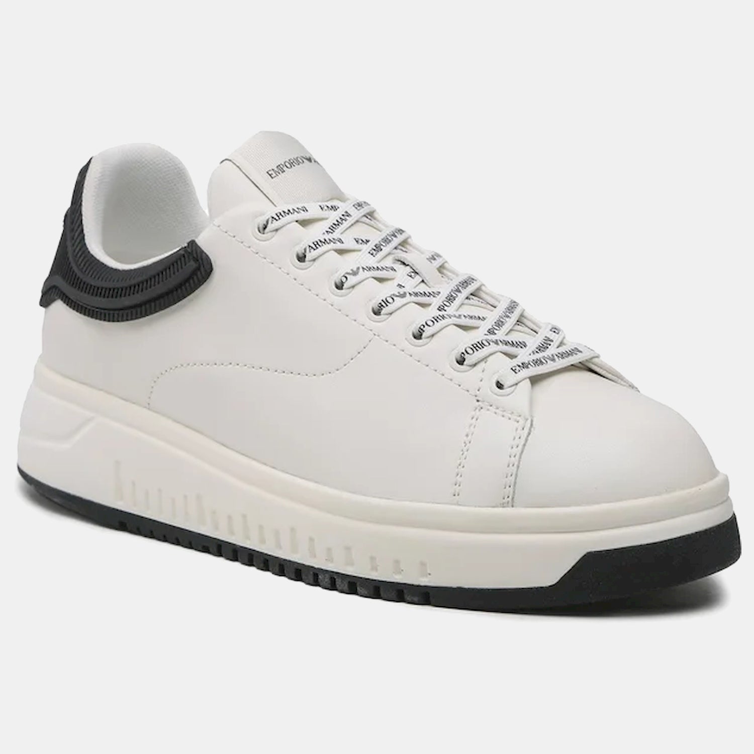 Emporio Armani Sapatilhas Sneakers Shoes X4x264 Xn001 White Blk Branco Preto_shot5