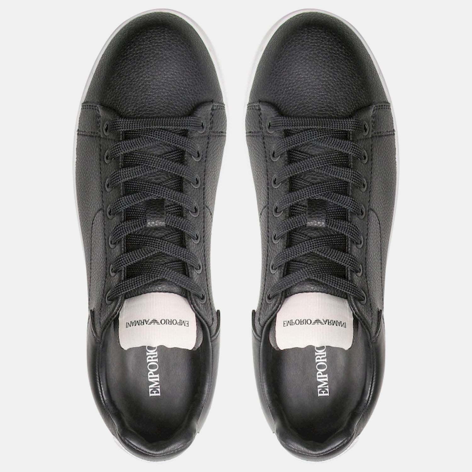 Emporio Armani Sapatilhas Sneakers Shoes X4x264 Xn190 Blk White Preto Branco_shot6