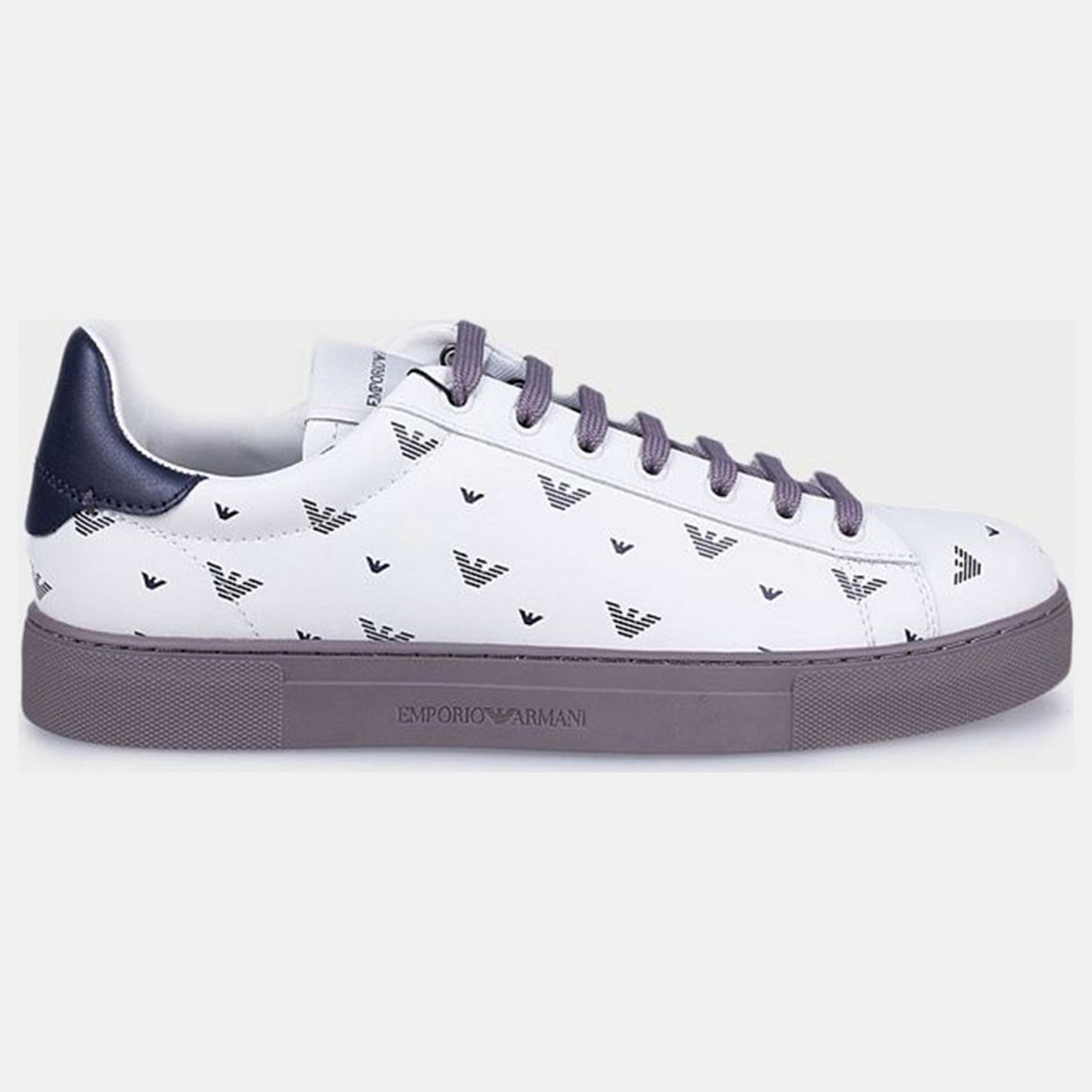 Emporio Armani Sapatilhas Sneakers Shoes X4x565 Xn181 White Grey Branco Cinza_shot6