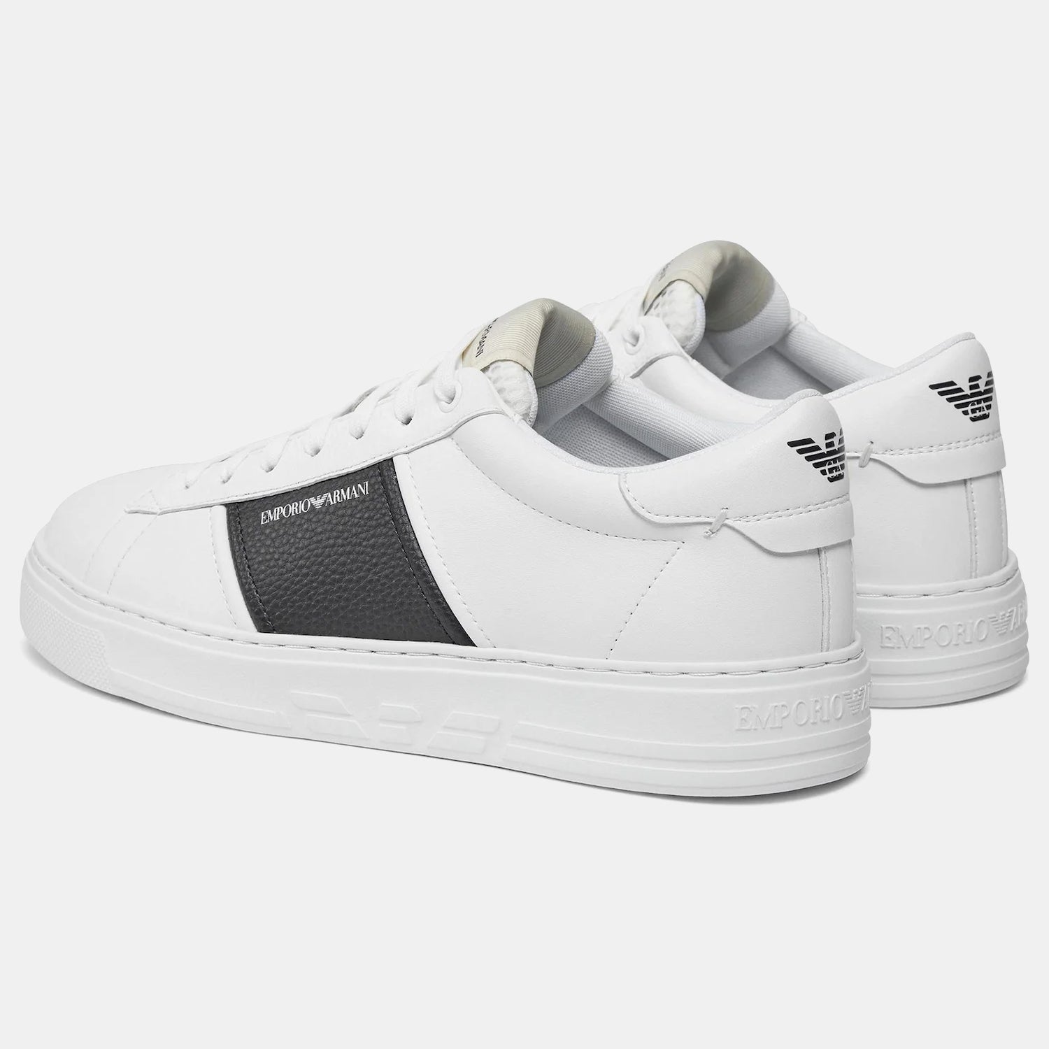 Emporio Armani Sapatilhas Sneakers Shoes X4x570 Xn840 Whi Nvy Branco Navy_shot2