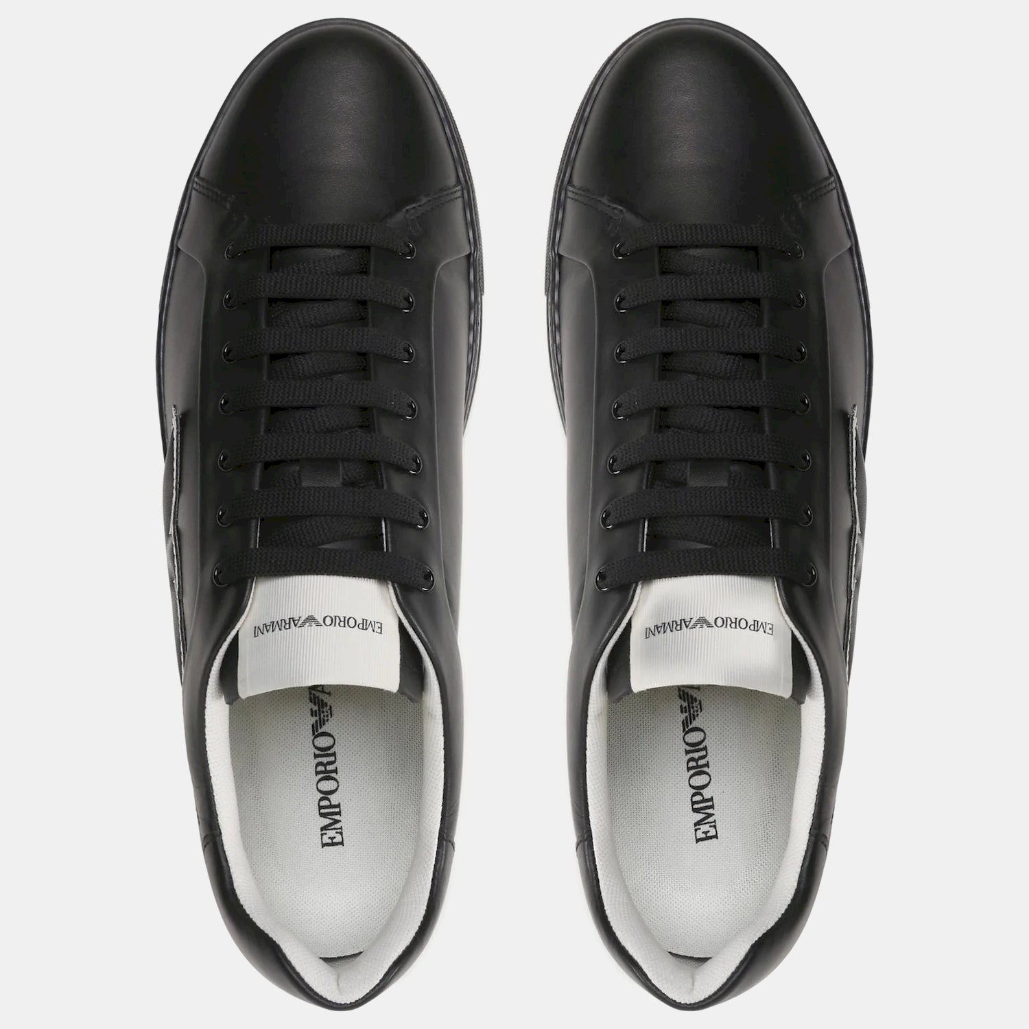 Emporio Armani Sapatilhas Sneakers Shoes X4x598 Xn633 Triple Blk Preto_shot4