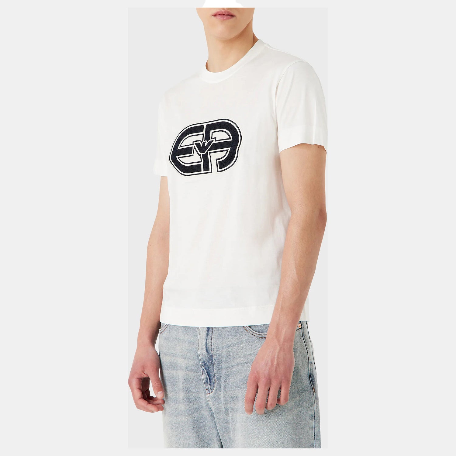 Emporio Armani T Shirt 3r1tv4 1juvz White Branco_shot1