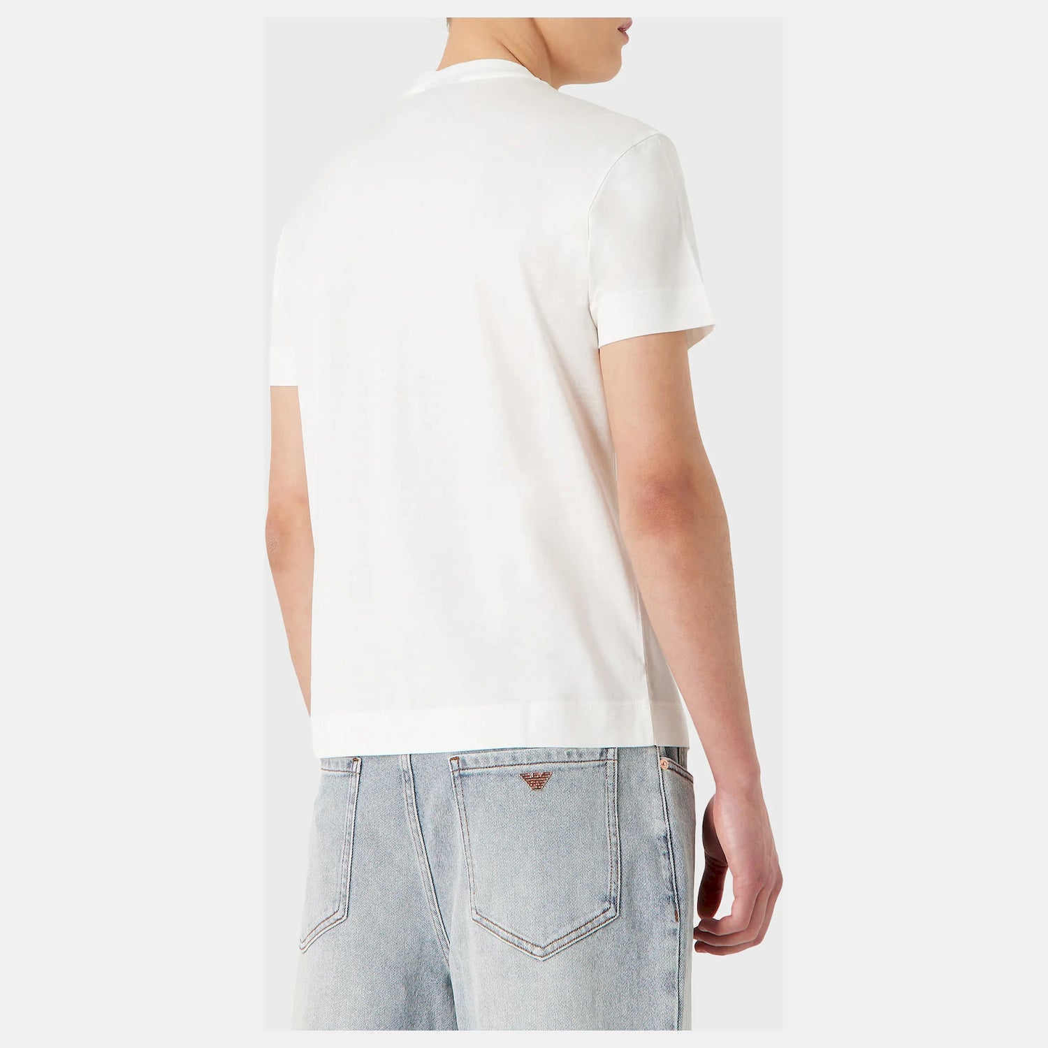 Emporio Armani T Shirt 3r1tv4 1juvz White Branco_shot3