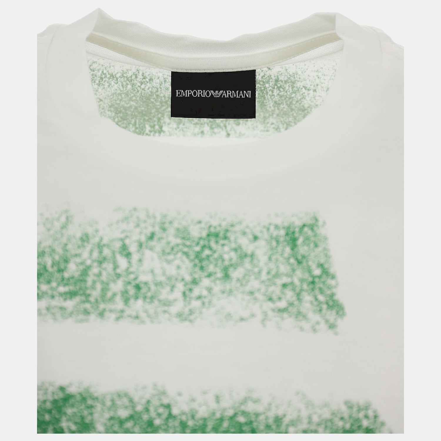 Emporio Armani T Shirt 6l1t96 1juvz Whi Green Branco Verde_shot3