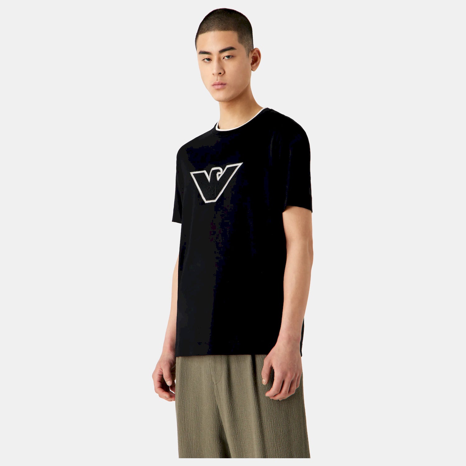 Emporio Armani T Shirt 6r1t72 1juvz Black Preto_shot4