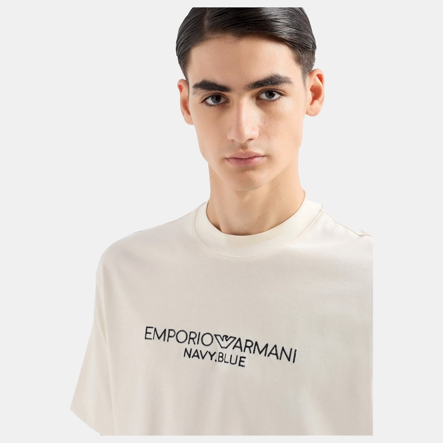 Emporio Armani T Shirt 6r1ta5 1jwzz Vanilla Vanilla_shot2