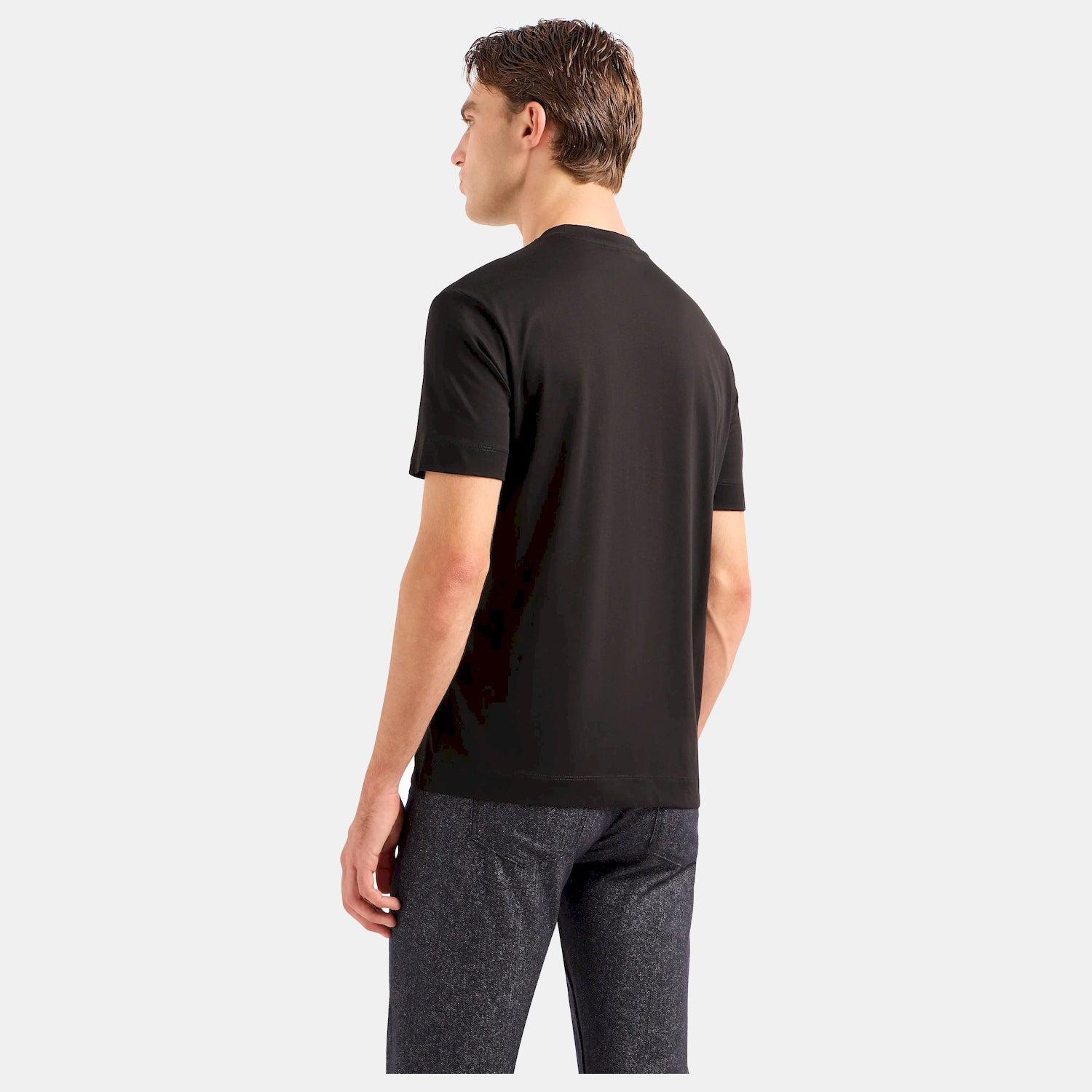 Emporio Armani T Shirt 6r1tb4 1jpzz Black Preto_shot2