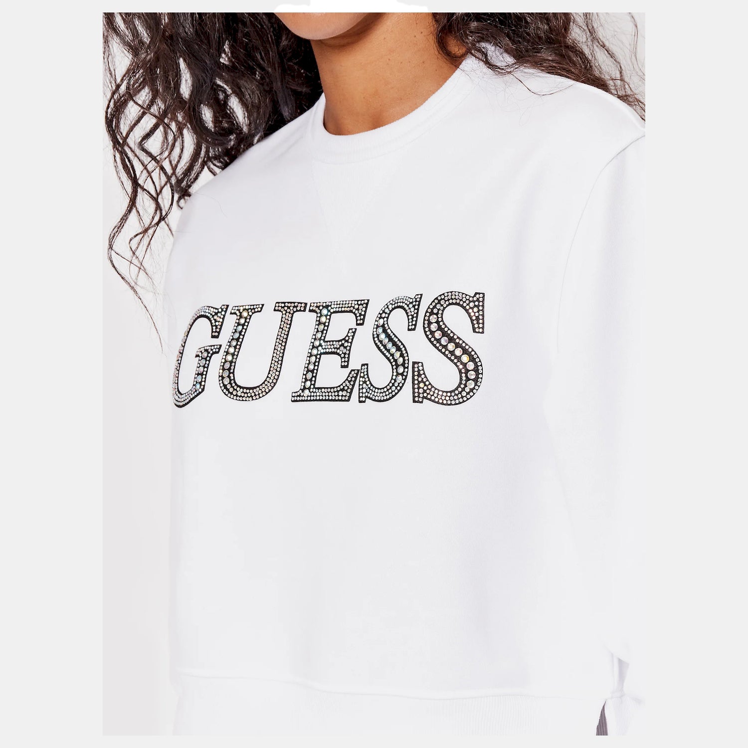 Guess Camisola Sweat W2yq09 K8801 White Branco_shot1