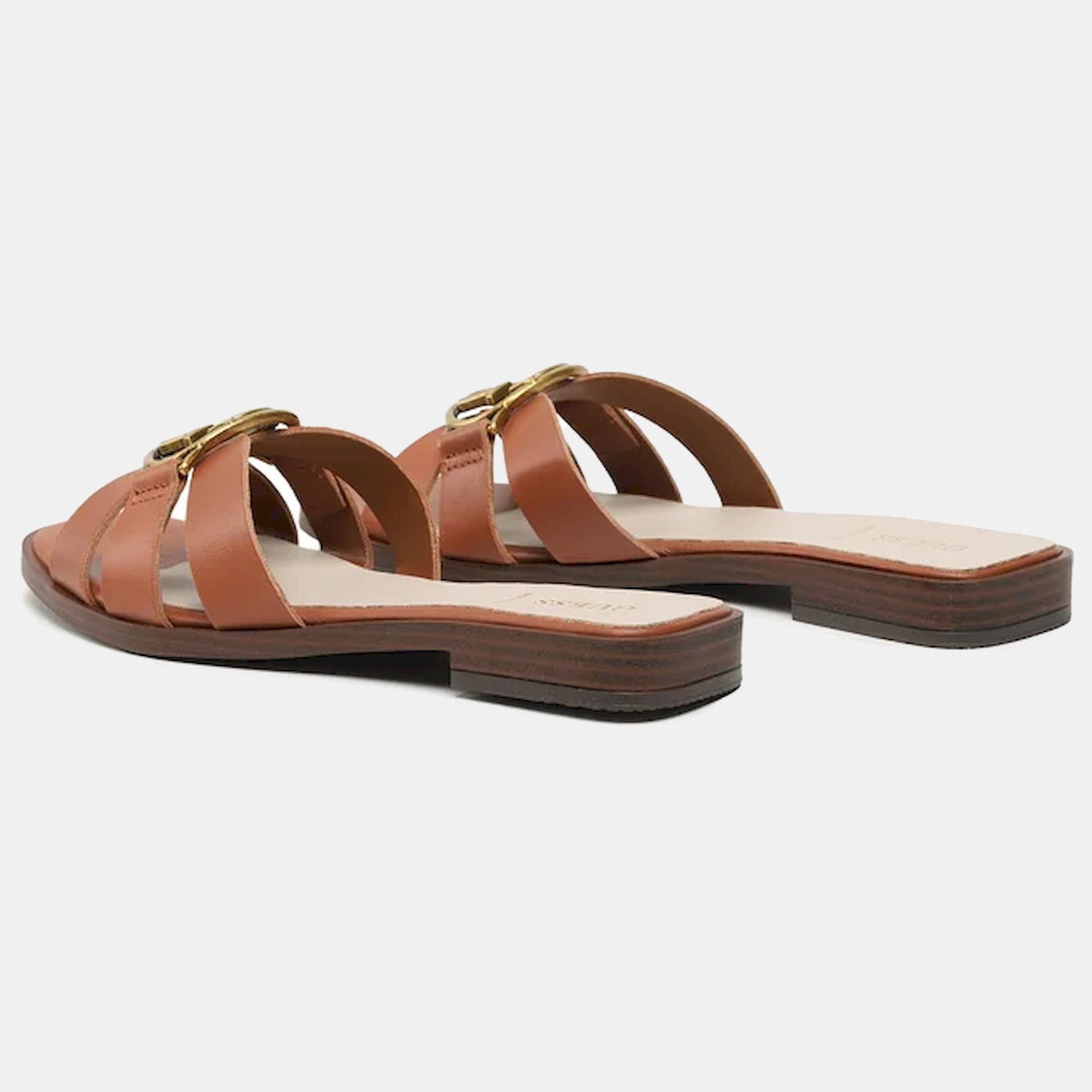 Guess Sandalias Sandals Fl6sym Cognac Cognac_shot2