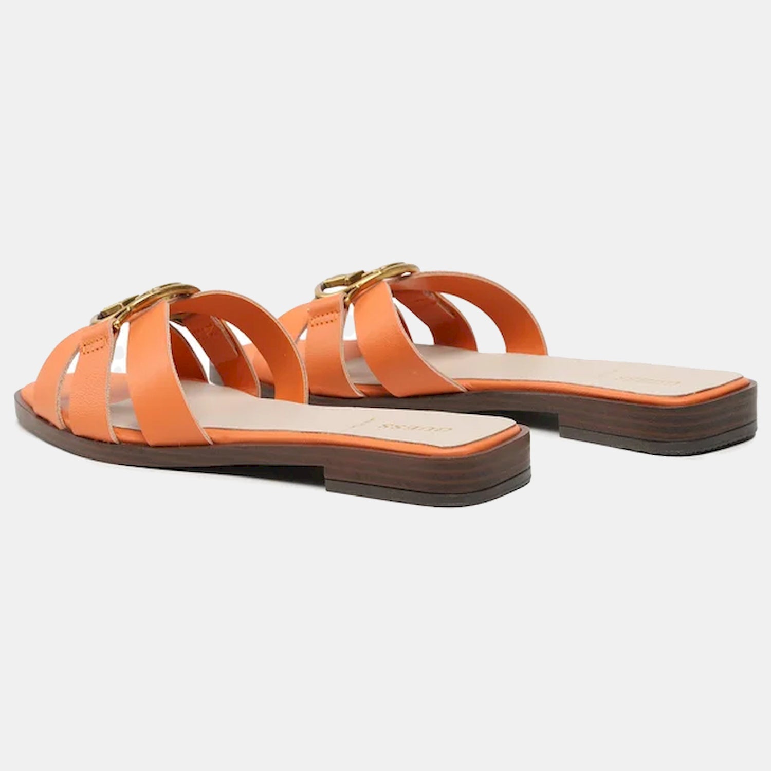 Guess Sandalias Sandals Fl6sym Orange Laranja_shot2