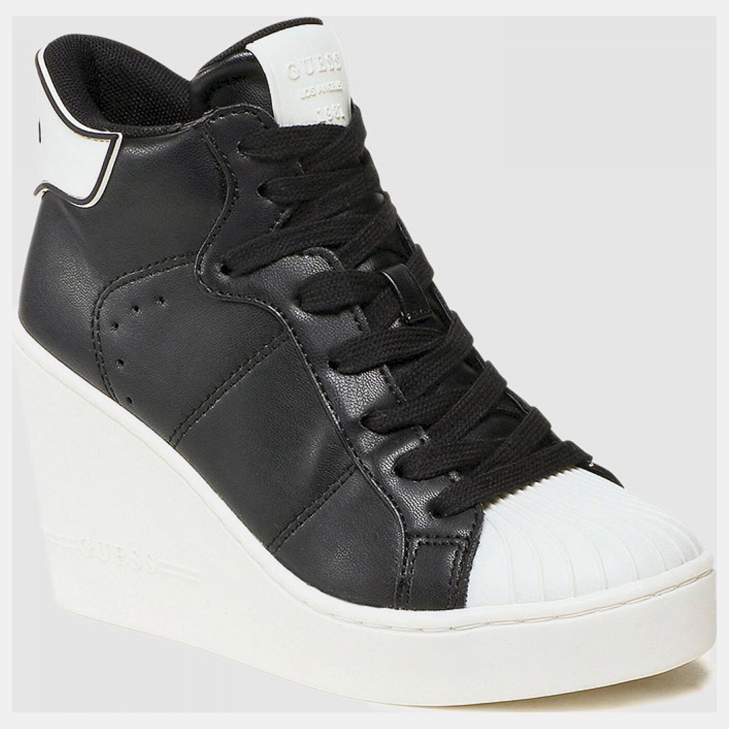 Guess Sapatilhas Bota Sneakers Boots Fl7antlea12 Black Preto_shot1