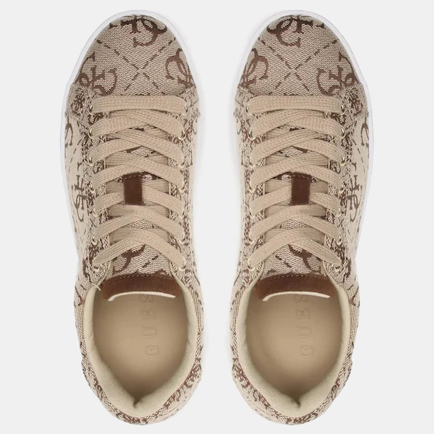 Guess Sapatilhas Sneakers Shoes Fl5rs6 Fal12 Beige.logo Beige_shot3