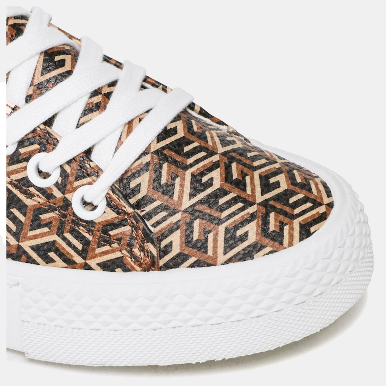 Guess Sapatilhas Sneakers Shoes Fl7estele12 Brown.logo Castanho_shot6